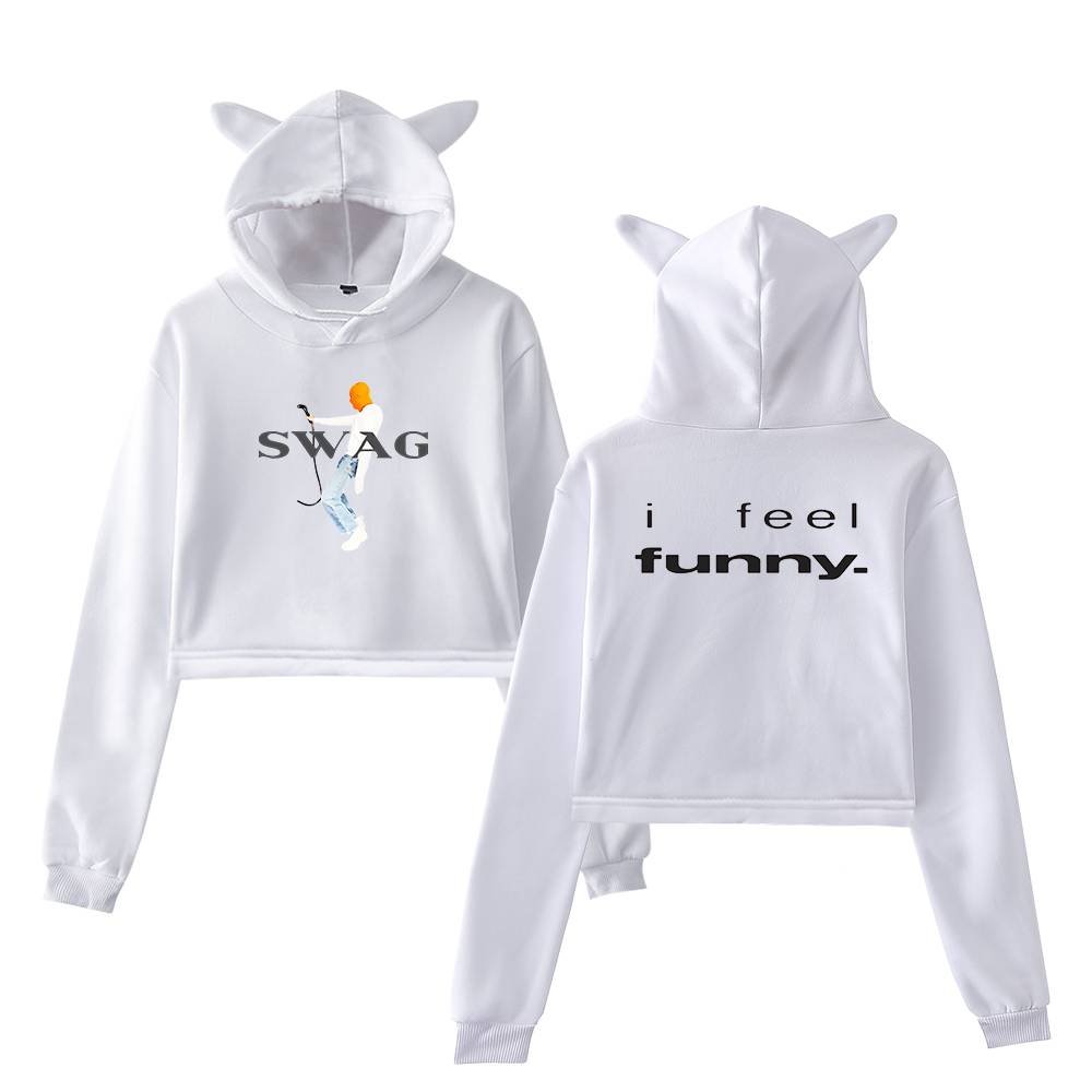 Justin Bieber Cropped Hoodie #4 - Image 2