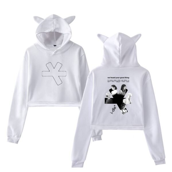 I-dle Cropped Hoodie #3 - Image 3