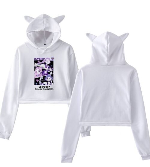 Kpop Demon Hunters Cropped Hoodie #3
