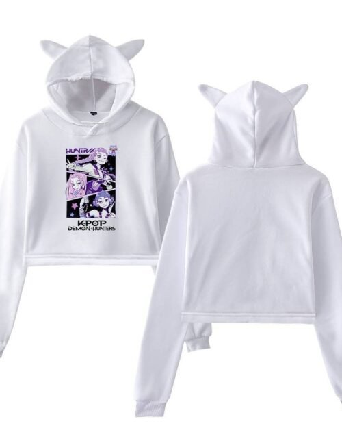 Kpop Demon Hunters Cropped Hoodie #3