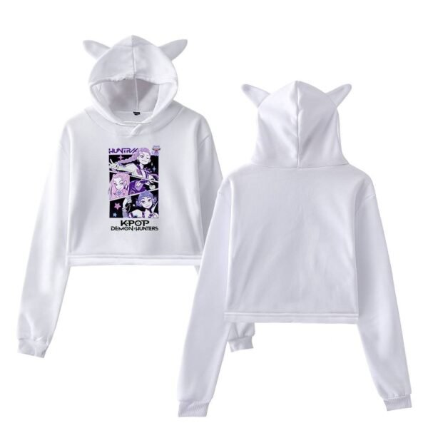 Kpop Demon Hunters Cropped Hoodie #3 - Image 2