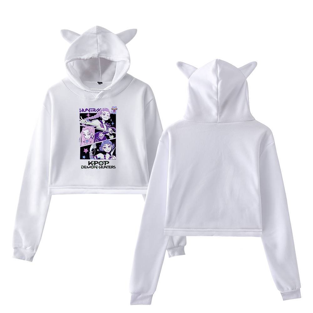 Kpop Demon Hunters Cropped Hoodie #3 - Image 2