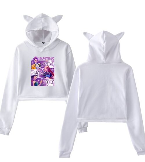 Kpop Demon Hunters Cropped Hoodie #10