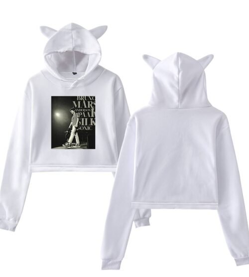 Bruno Mars Cropped Hoodie #6