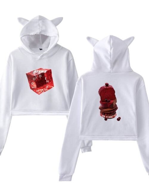 Ateez Cropped Hoodie #1