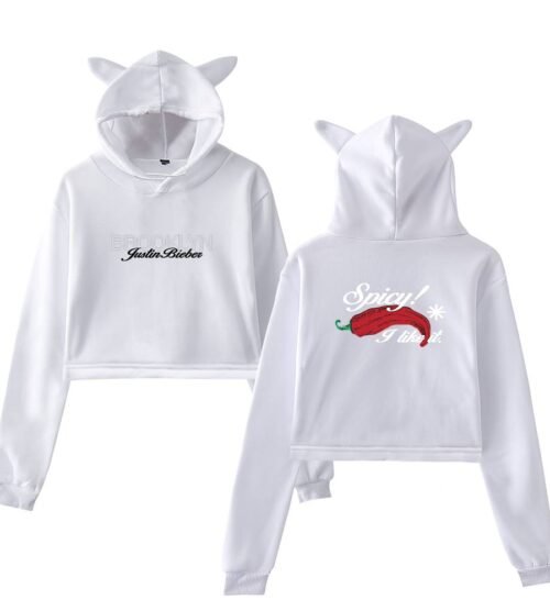 Justin Bieber Cropped Hoodie #1