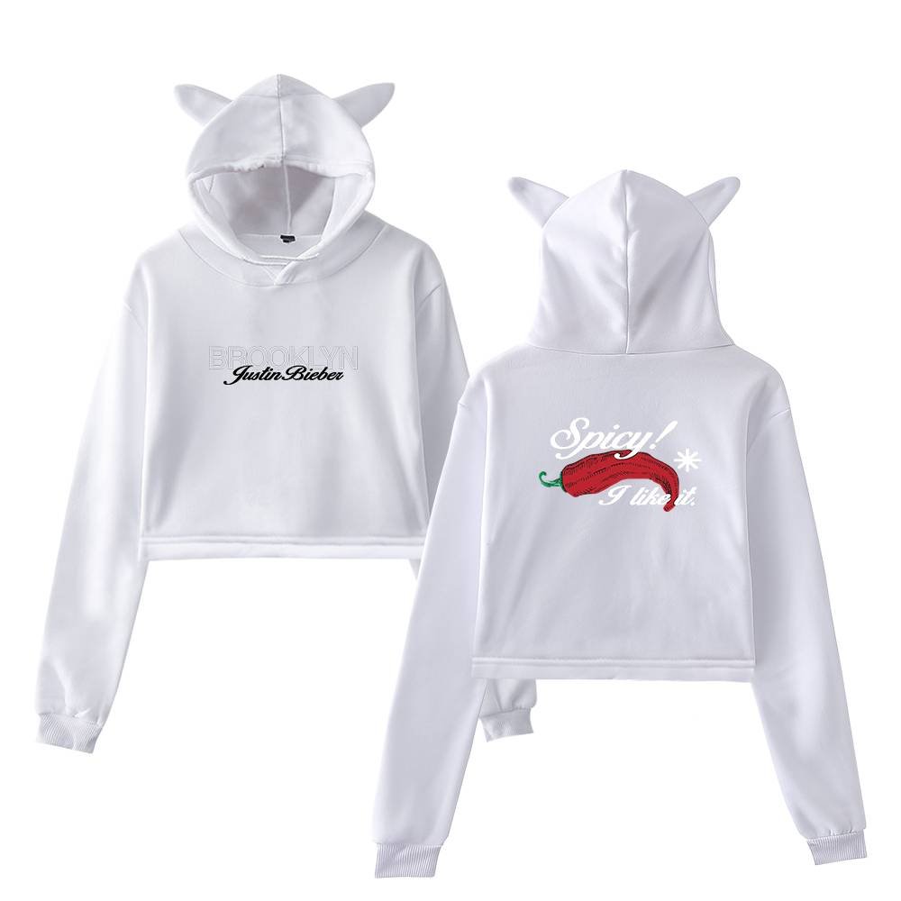 Justin Bieber Cropped Hoodie #1