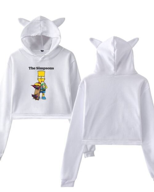 The Simpsons Cropped Hoodie #12