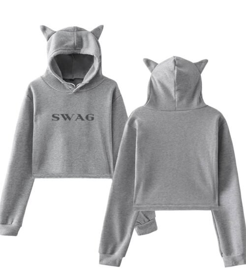 Justin Bieber Cropped Hoodie #3