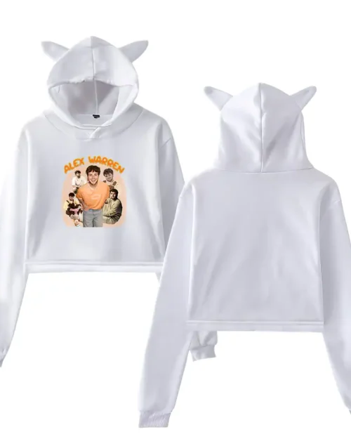 Alex Warren Cropped Hoodie #1