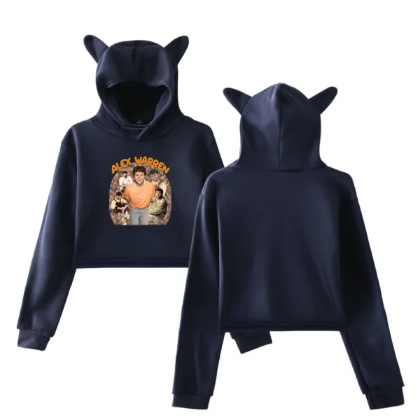 Alex Warren Cropped Hoodie #1 - Image 4