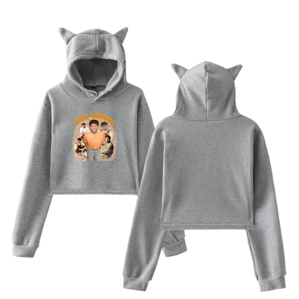 Alex Warren Cropped Hoodie #1