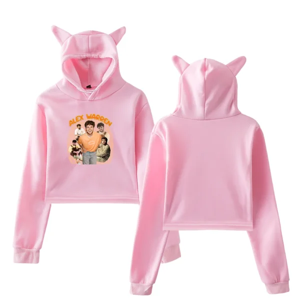 Alex Warren Cropped Hoodie #1 - Image 5