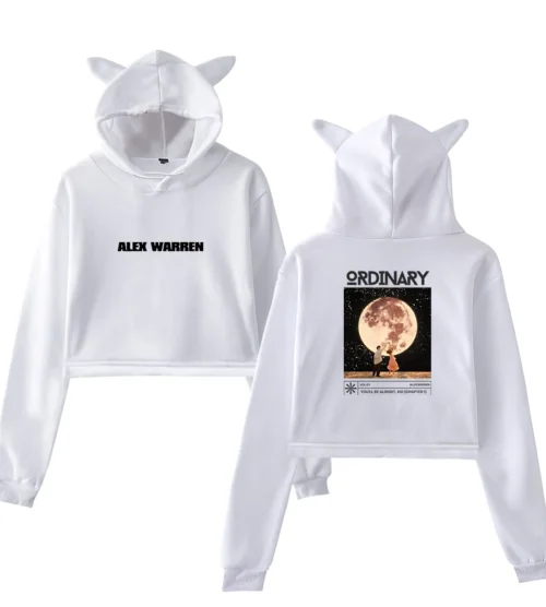 Alex Warren Ordinary Cropped Hoodie #3