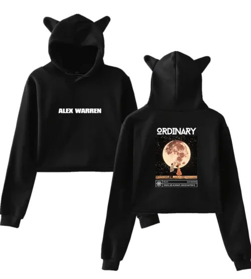 Alex Warren Ordinary Cropped Hoodie #3