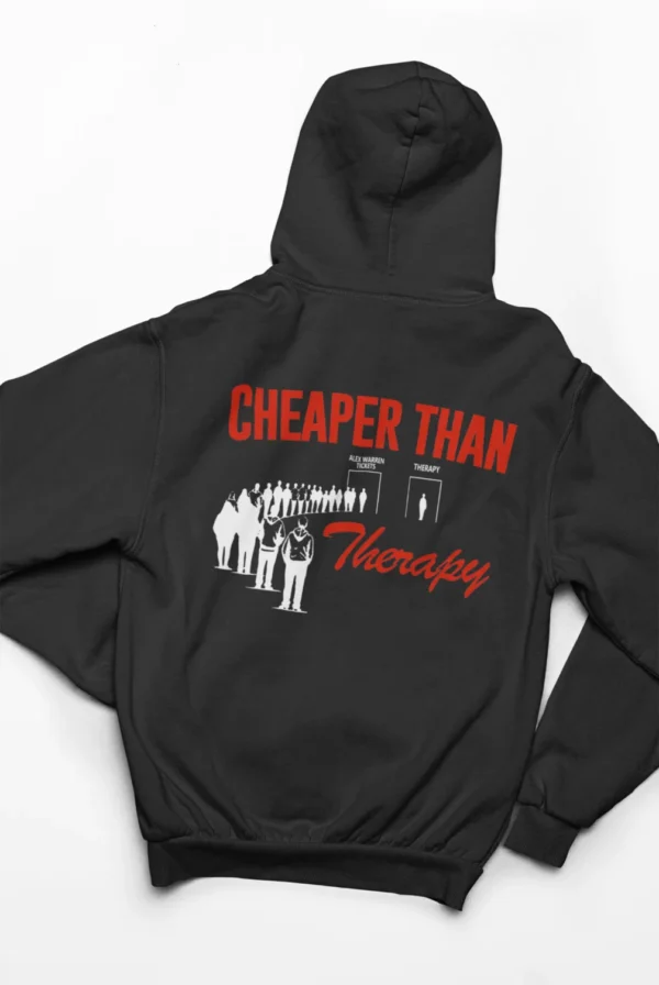 Alex Warren Cheaper Than Therapy Hoodie #5 - Image 2