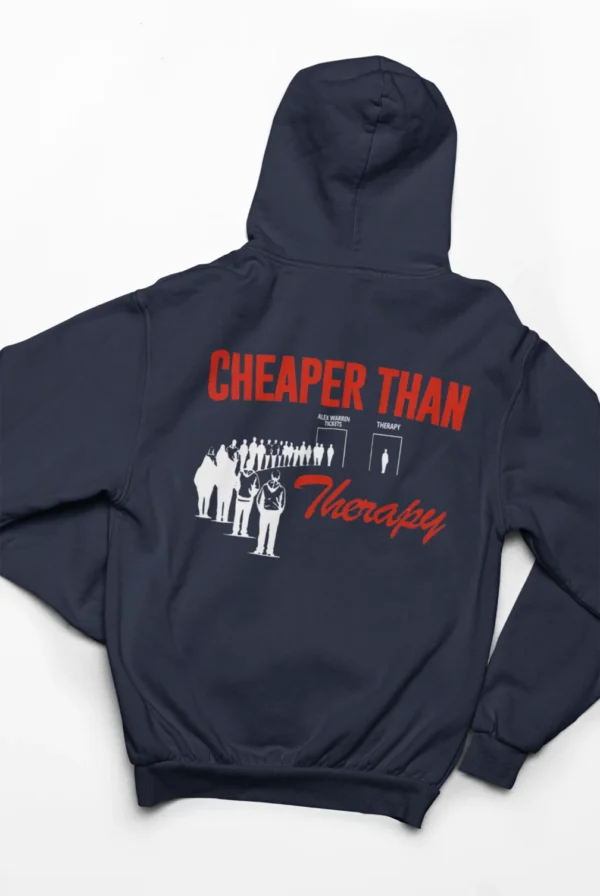 Alex Warren Cheaper Than Therapy Hoodie #5 - Image 3
