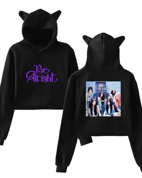 IVE Cropped Hoodie #1