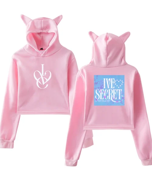 IVE Cropped Hoodie #2