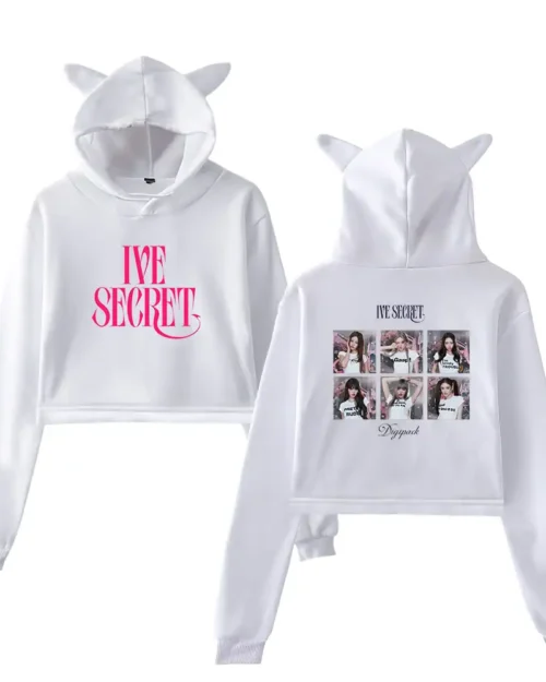 IVE Cropped Hoodie #3