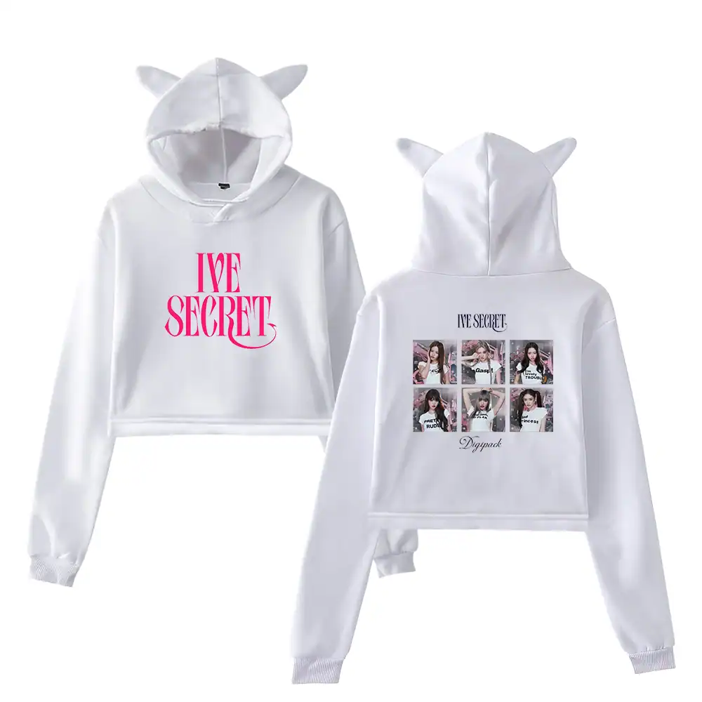 IVE Cropped Hoodie #3