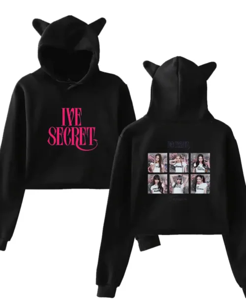 IVE Cropped Hoodie #3