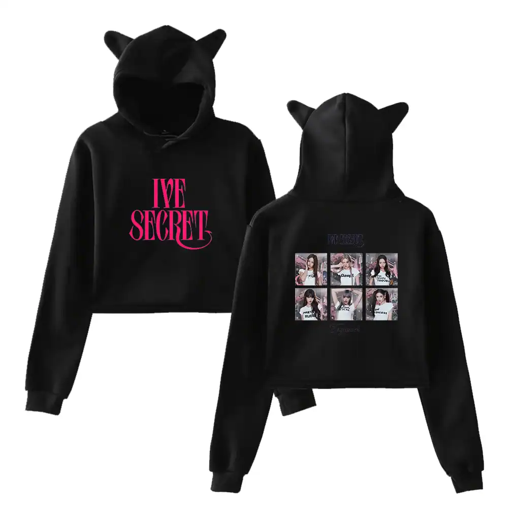 IVE Cropped Hoodie #3 - Image 2