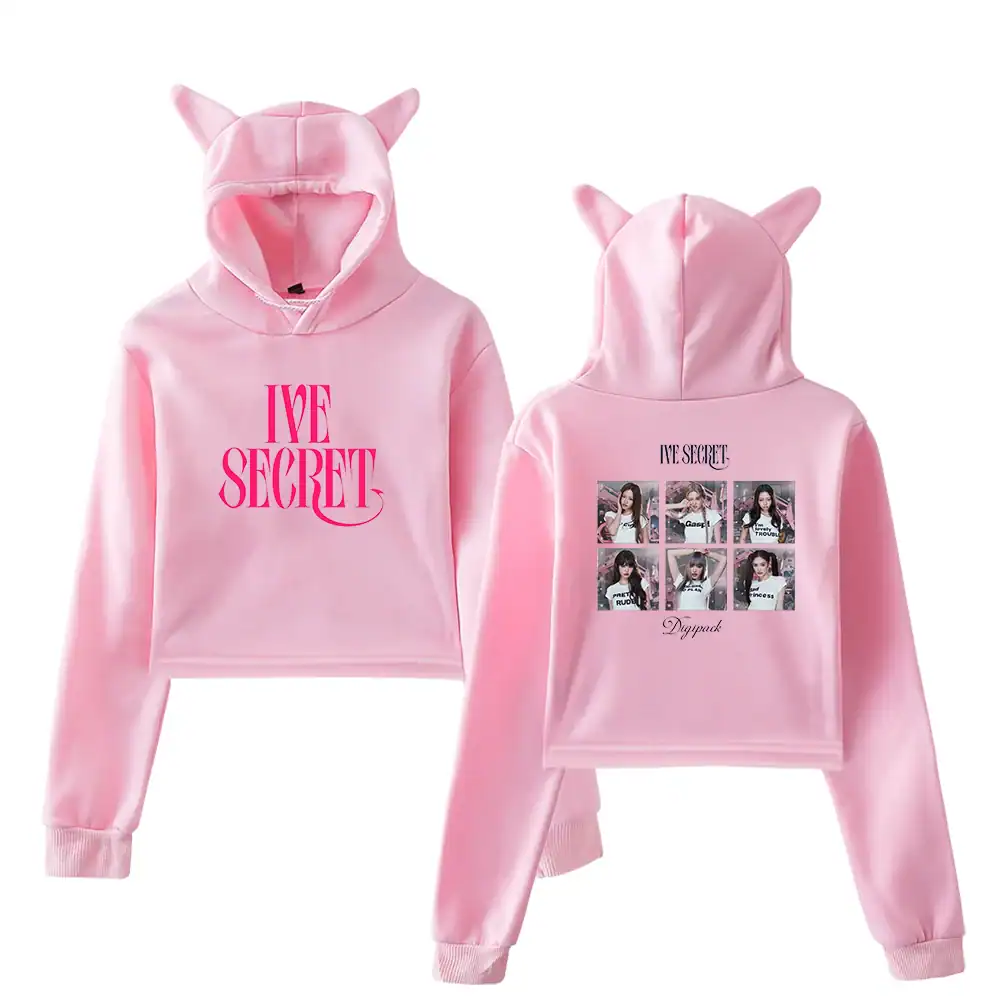 IVE Cropped Hoodie #3 - Image 5