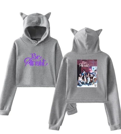 IVE Cropped Hoodie #4