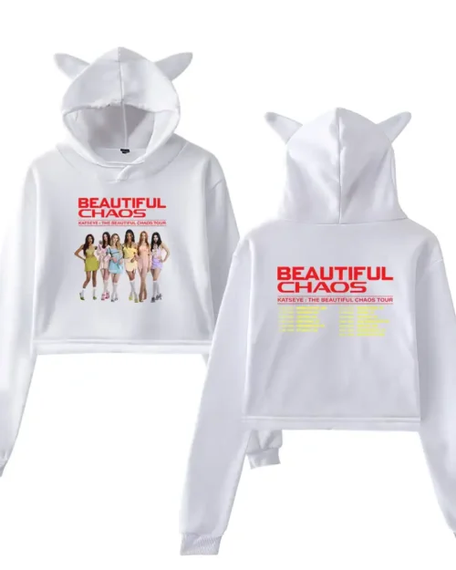 Katseye Beautiful Chaos Cropped Hoodie #1