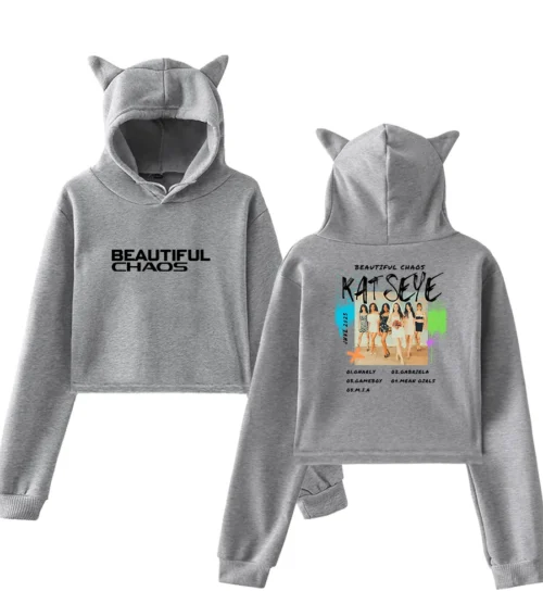 Katseye Beautiful Chaos Cropped Hoodie #2