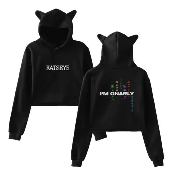 Katseye I'm Gnarly Cropped Hoodie #1 - Image 2