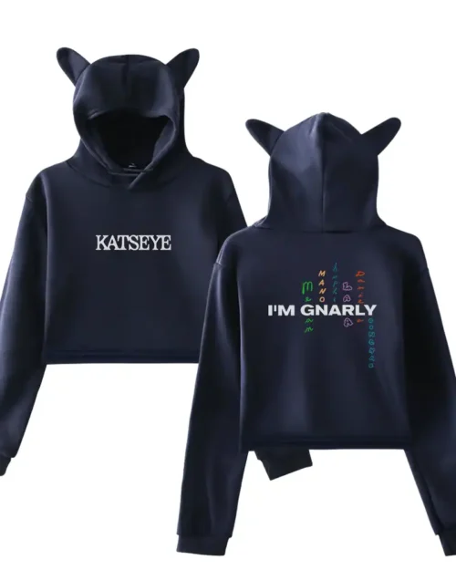 Katseye I’m Gnarly Cropped Hoodie #1