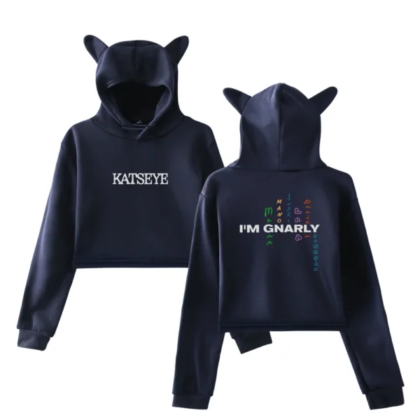 Katseye I'm Gnarly Cropped Hoodie #1