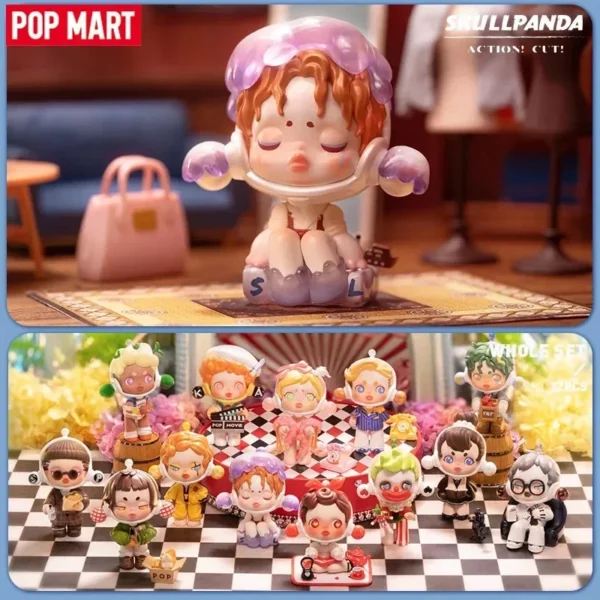 POP MART SkullPanda Action Cut Series Mystery Box - Image 2