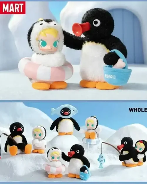 POP MART Baby Molly X Pingu Happy Fishing Series