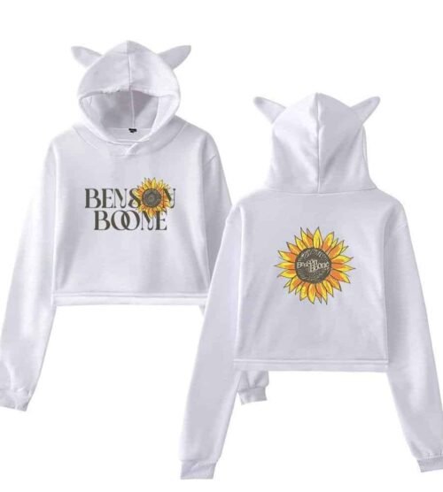 Benson Boone Cropped Hoodie #1 + Gift