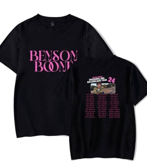 Benson Boone Fireworks & Rollerblades T-Shirt #3