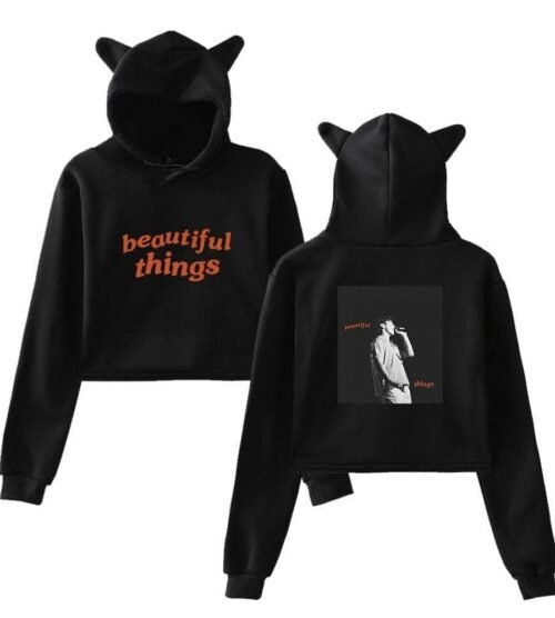 Benson Boone Beautiful Things Cropped Hoodie #1