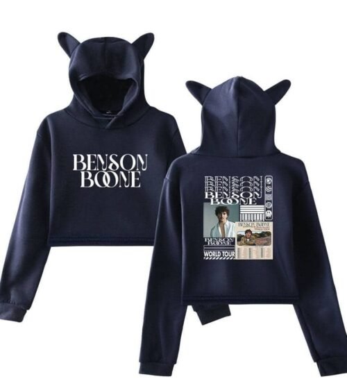 Benson Boone Fireworks & Rollerblades Cropped Hoodie #1