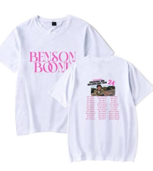 Benson Boone Fireworks & Rollerblades T-Shirt #3