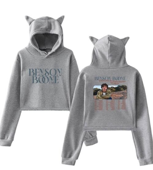 Benson Boone Fireworks & Rollerblades Cropped Hoodie #2