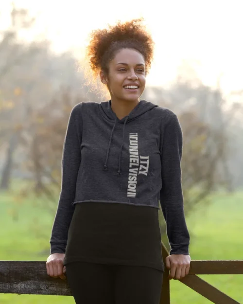 Itzy Tunnel Vision Cropped Hoodie #1